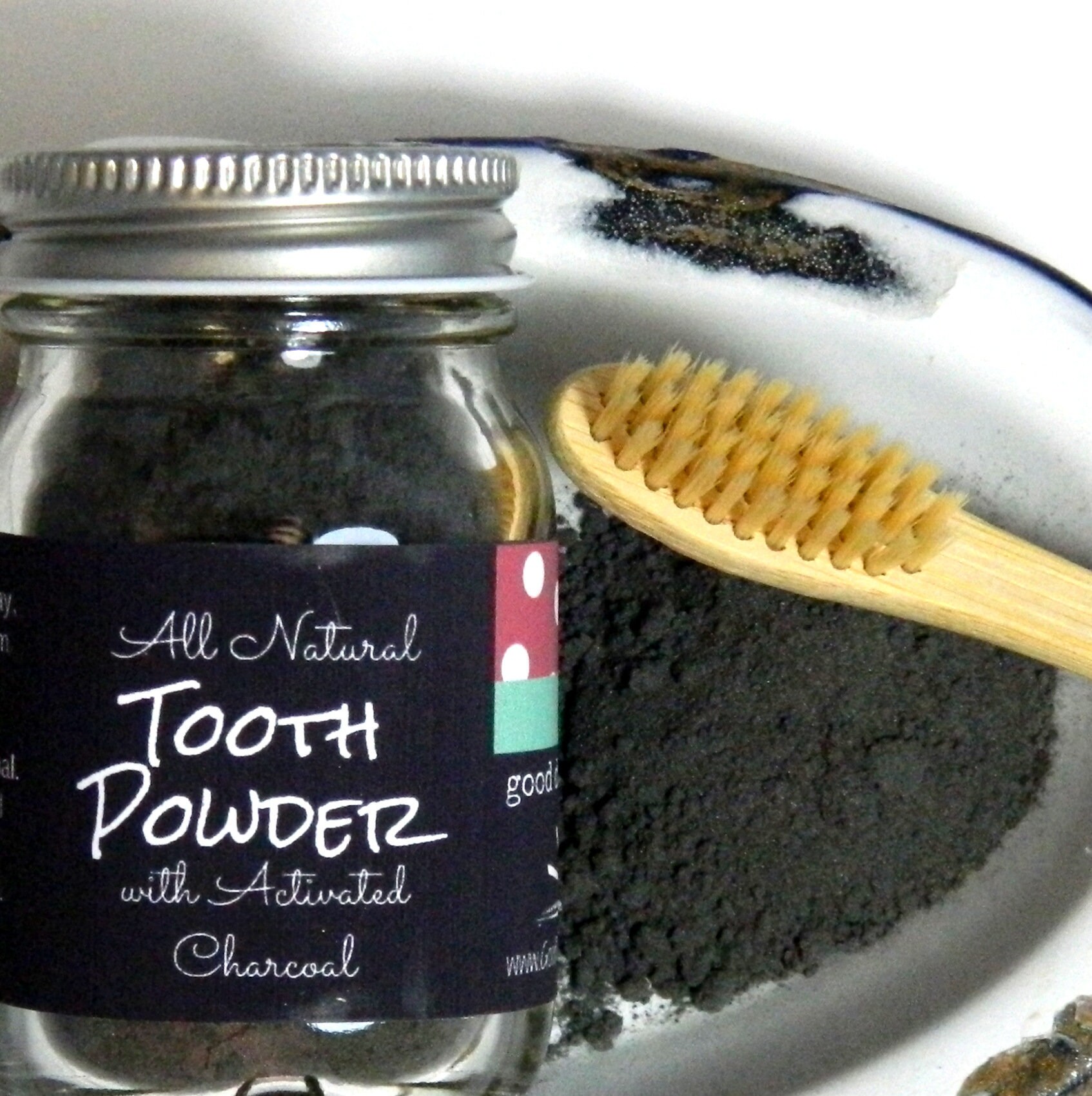 Activated Charcoal Tooth Powder / Natural Toothpaste Powder / Etsy