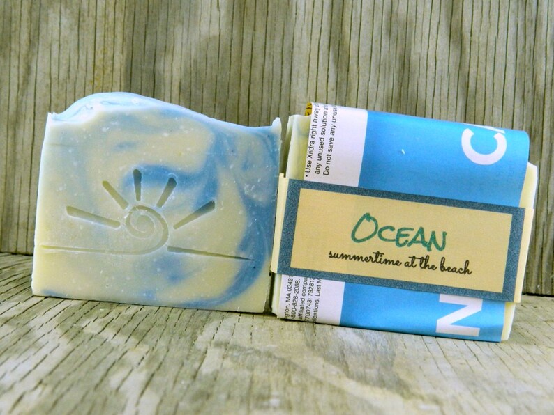 OCEAN Beach Scented Soap / Artisan Soap Bar Handmade Bar Soap image 4