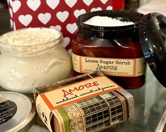 Sugar Scrub & Body Frosting Kit - Exfoliate and Moisturize /