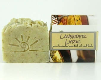 Lavender Soap / Organic and Natural Ingredients /  Cold Process Soap / Stocking Stuffer