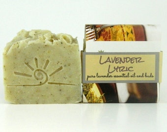 Lavender Soap / Organic and Natural Ingredients /  Cold Process Soap / Stocking Stuffer