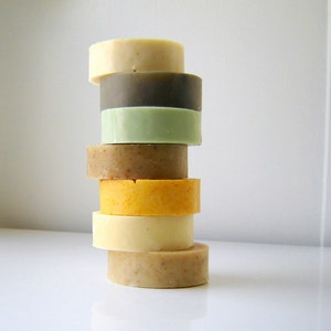 7 big Bars Cold Process soaps / Eco Bath and Body Sale / Bath Soap Sampler / image 5