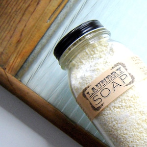 Eco Friendly Cleaning / Unscented Laundry Soap / Fragrance Free Laundry Detergent / REFILL BAG image 1