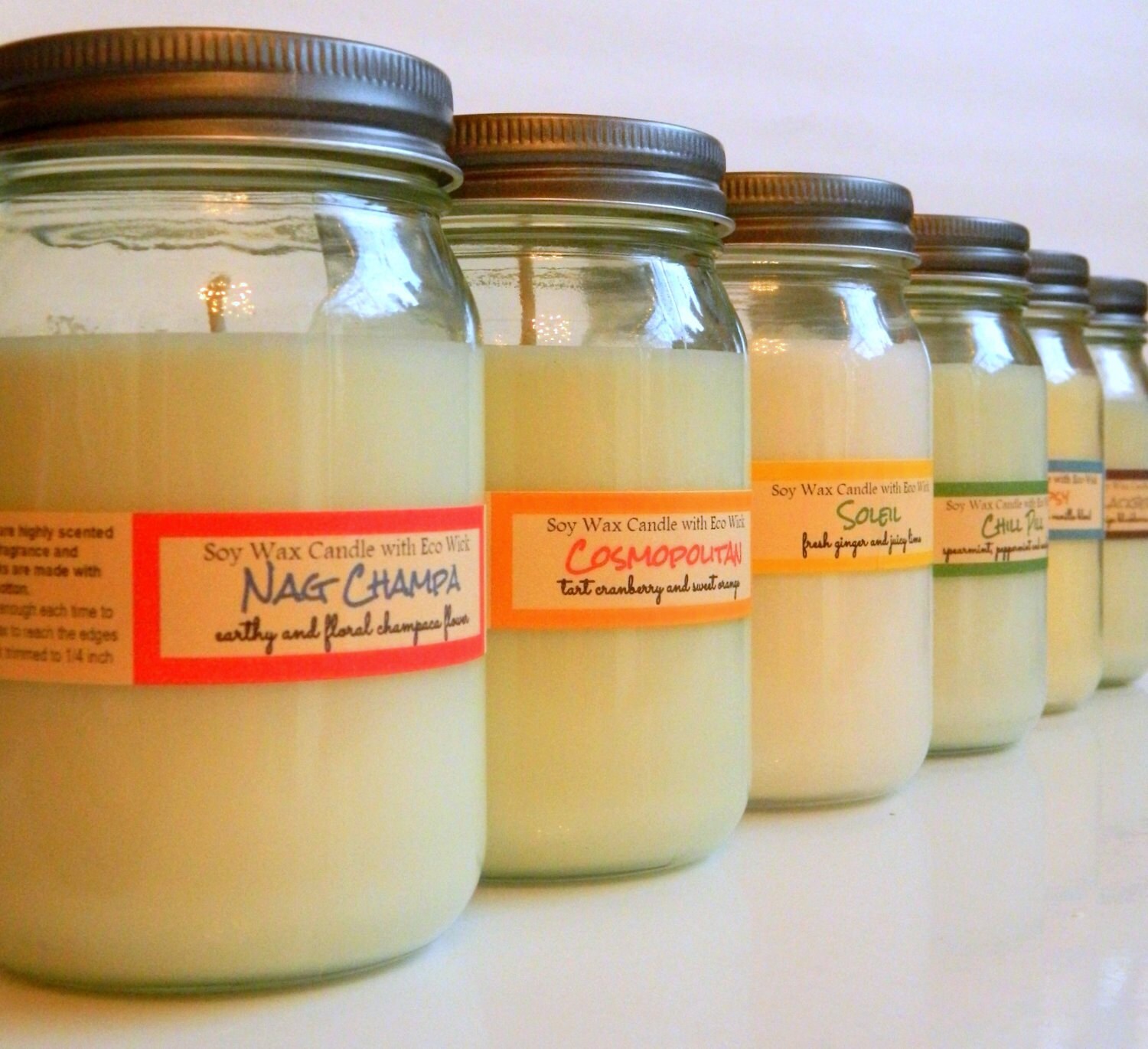 Hand Poured Soy Candles / Scented candle - Your choice of scent 16 oz…