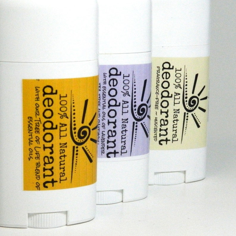 Natural Deodorant Stick No Baking Soda Organic Shea Butter Etsy