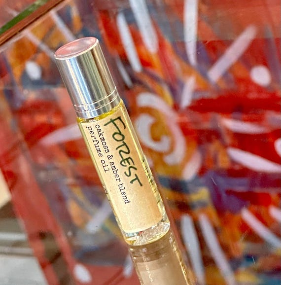 FOREST Perfume Oil Oakmoss and Amber Fragrance Roll On