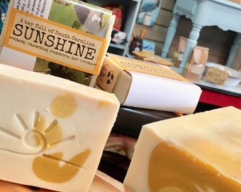 SC Sunshine - Pineapple, Coconut and Mandarin Orange Handmade Soap