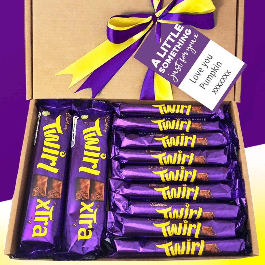 Cadbury Twirl Jollybox | Personalised Chocolate Gift Box - Etsy UK