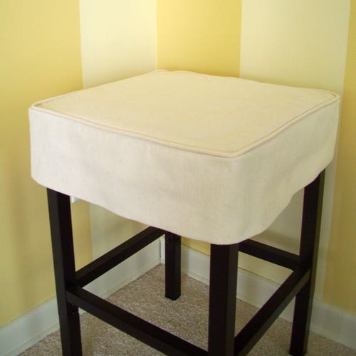 Rectangle Barstool Slipcover Rectangle Bar Stool Cover Bar Etsy