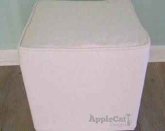Cube Slipcover with Welt Cord