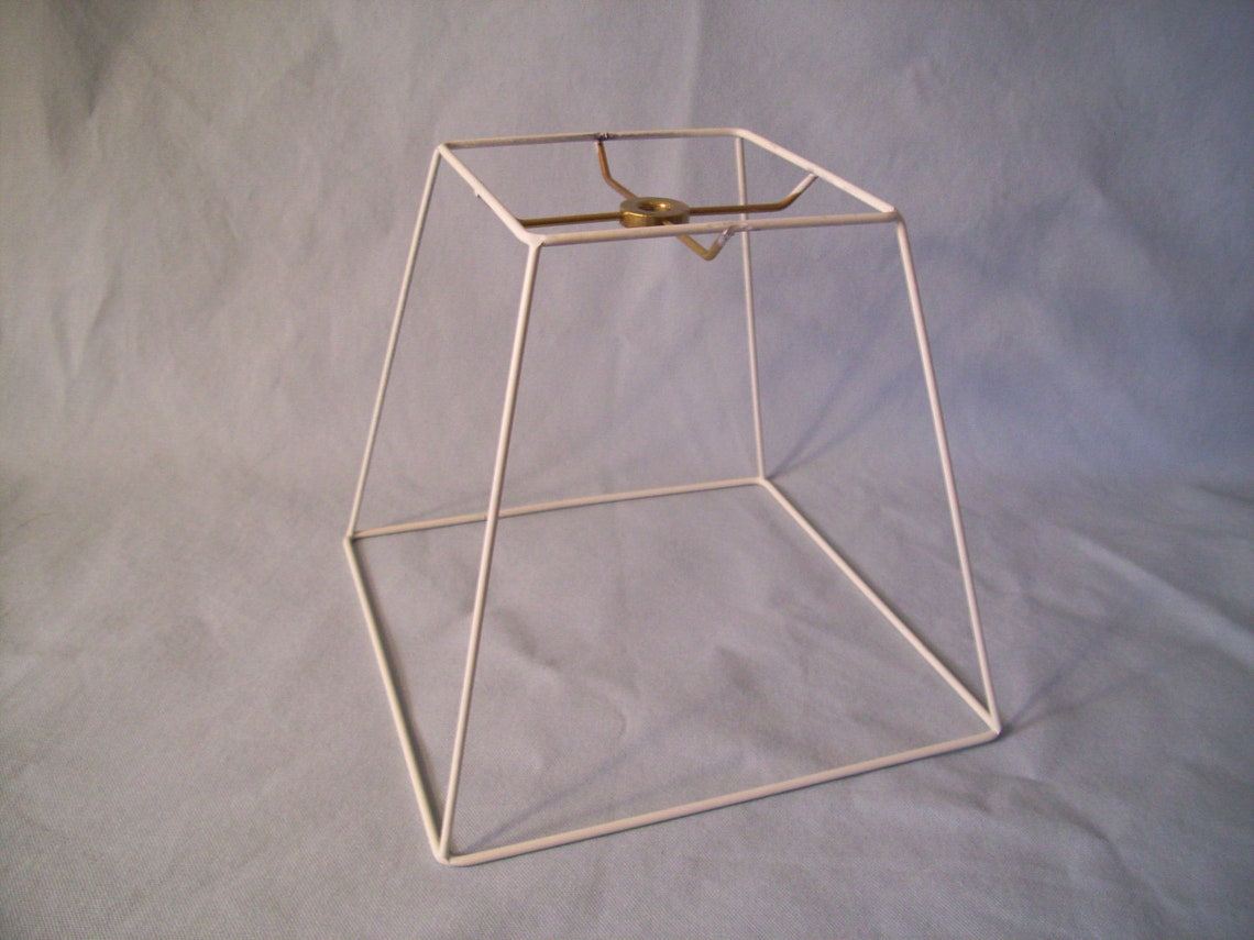 Square Lampshade Frame Lamp Shade Frame Washer Top Etsy