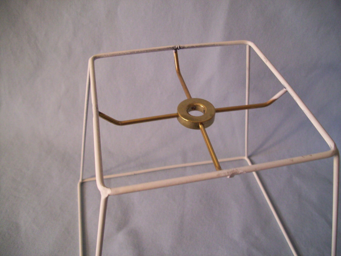 Square Lampshade Frame Lamp Shade Frame Washer Top Etsy