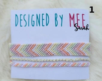 Embroidery Thread Friendship Bracelet Set - Adjustable Gift