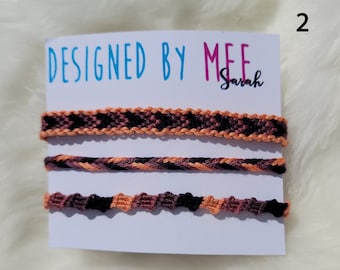 Embroidery Thread Friendship Bracelet Set – Adjustable Gift