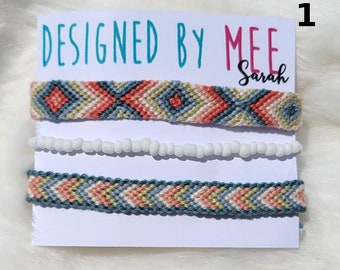 Embroidery Thread Friendship Bracelet Set – Adjustable Teen Gift