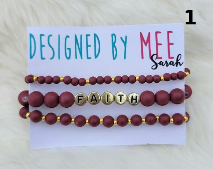 Friendship Bracelet Set - beaded - Gift Set - Girlfriend - Mother's day Gift -Birthday Gifts - Beaded Bracelets