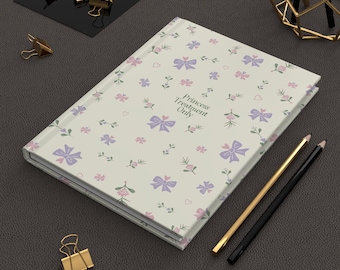 Journal esthétique, couverture mate de journal intime princesse, incitation à l'amour-propre des filles pour le Nouvel An 2025, meilleure version de moi-même, cadeau pour elle,