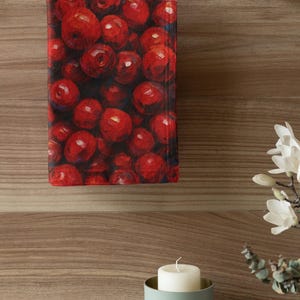 Vibrant Cherry Berry Hand Towel - Artistic Kitchen Towel, Red Fruit Towel, Home Décor, Perfect for Gifts & Celebrations