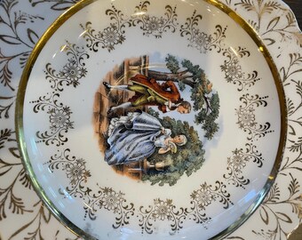 Royal China Inc. Warranted 22K Gold Colonial Gold USA 9 1/8