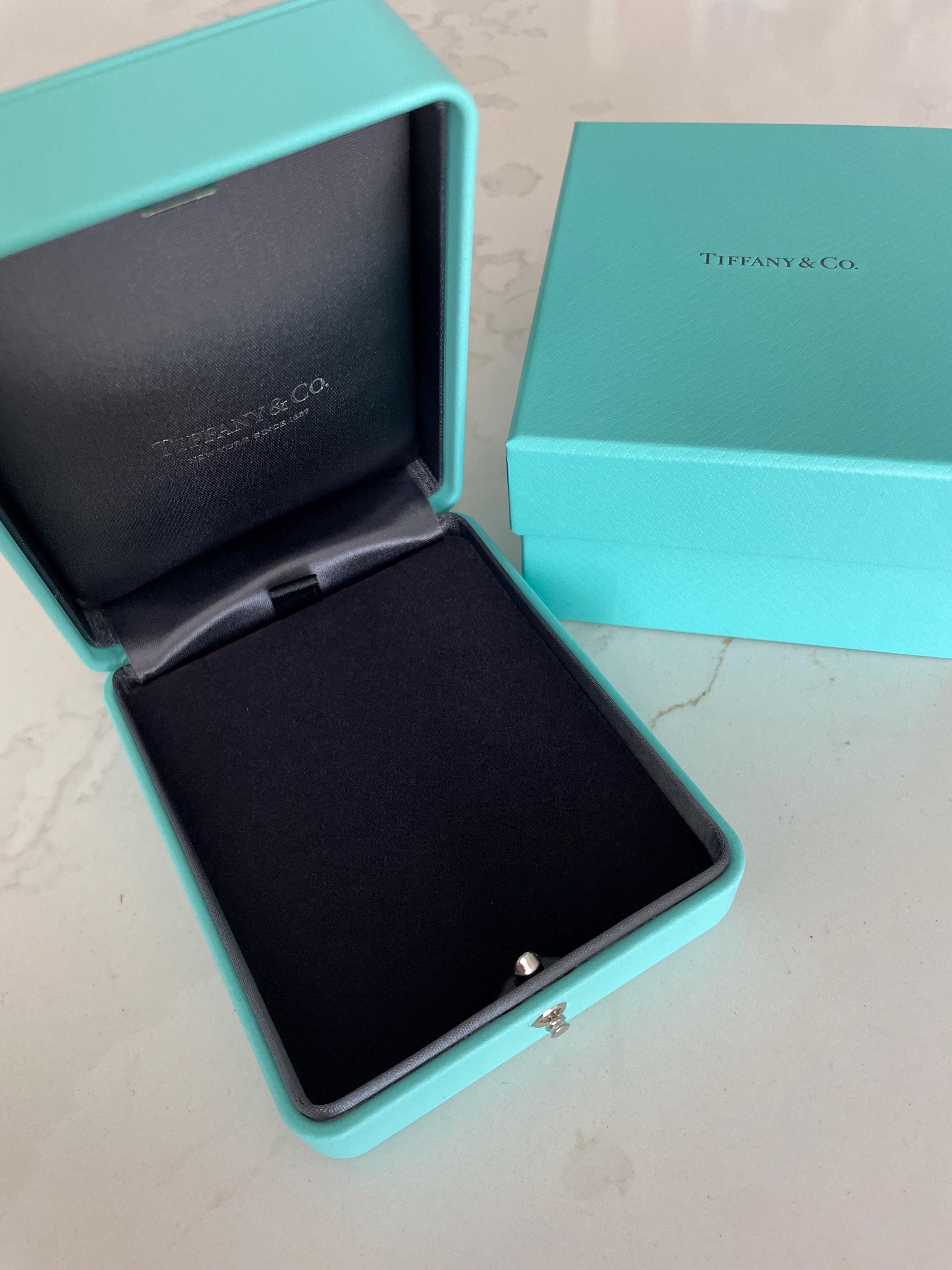 Luxury Authentic Tiffany & Co. Necklace Box With Original
