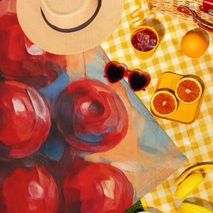 Artistic Cherry Design Beach towel, Red Berry Lovers Gift, Cherry Decor, Fruit Pattern Towel, Summer Beach Accessories