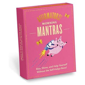 Affirmateurs ! Mantras Matin - Affirmation de jeu de cartes du jour, cartes du jour et affirmations positives (jeu de 30 cartes)