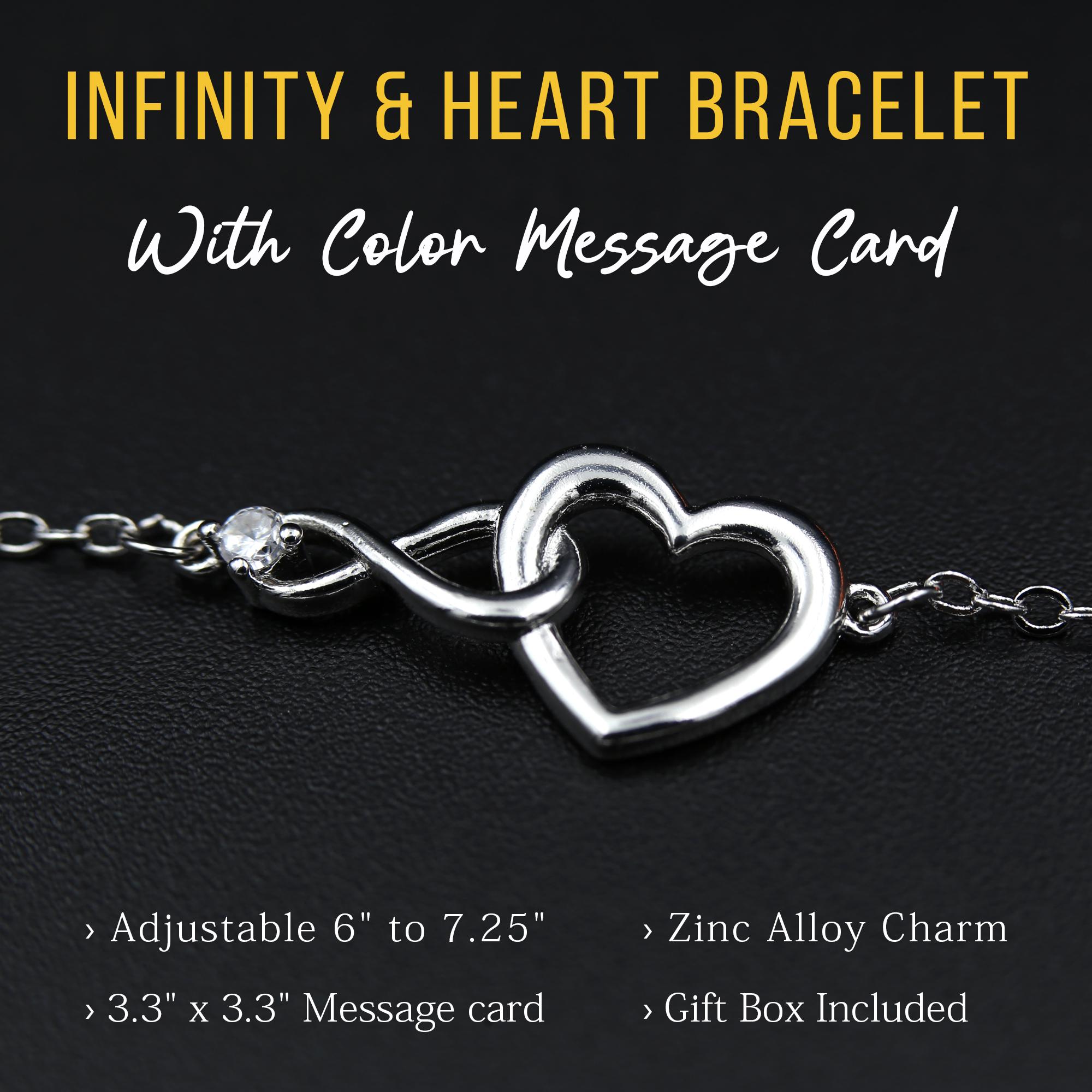 Swarovski infinity bracelet - Etsy 日本