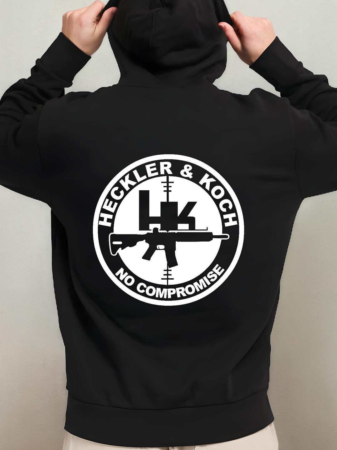 Heckler & Koch HK Guns Firearms Men's Black Hoodie Size S to 3XL - Etsy