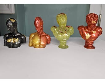 Mini Greek God Statues - Hekate, Hermes, and Ares Small Resin Statues