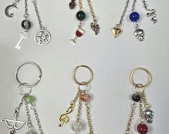 Greek Deity Charm Keychains - God and Goddess Themed