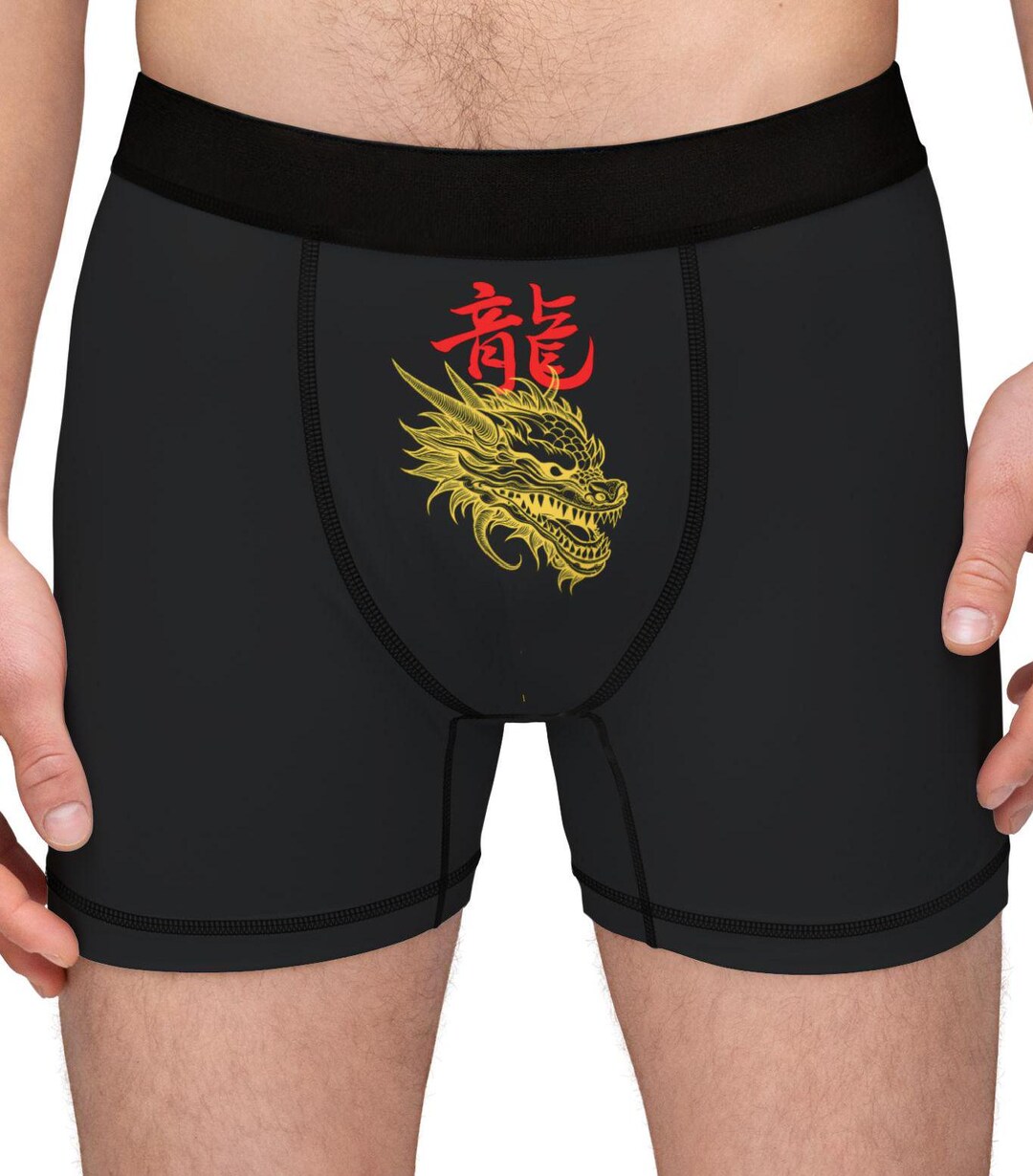 Chinese Emperor's Underwear, Men's Boxers, Chinese Dragon Underwear ...