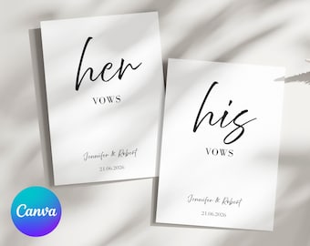 Libretos de votos matrimoniales, Plantilla de votos matrimoniales personalizados, Libro de votos matrimoniales para él y para ella, Libretos de votos matrimoniales para él y para ella, Libros de votos matrimoniales