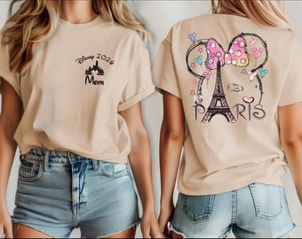 Disneyland Paris Shirt, Disney Paris Vacation Shirt, Eiffel Tower Shirt, 2026 Family Vacation Shirt, Disneyland Tee