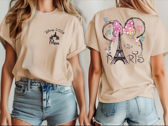 Disneyland Paris Shirt, Disney Paris Vacation Shirt, Eiffel Tower Shirt, 2026 Family Vacation Shirt, Disneyland Tee