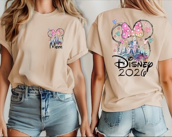 Disney 2026 Custom Vacation family vacation 2026 Shirts, Disney Trip 2026 Shirt, Disneyland Shirts, Disney Couple Shirts, Disneyworld