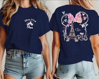 Disneyland Paris Shirt, Disney Paris Urlaub Shirt, Eiffelturm Shirt, 2026 Familien Urlaub Shirt, Disneyland T-Shirt