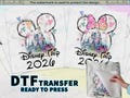 Disney family Vacation 2026 DTF transfer vacation Shirts, Ready to press iron on transfer, Disneyland Shirts, Couple Shirts, Disneyworld product logo