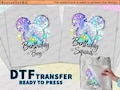 Birthday Boy Disney DTF, Birthday squad shirt DTF transfer, Ready to press iron on transfer, Disneyland Shirts, Couple , Disneyworld product logo
