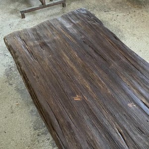 Handmade Rustic Live Edge Coffee Table – Solid Wood Farmhouse Centerpiece