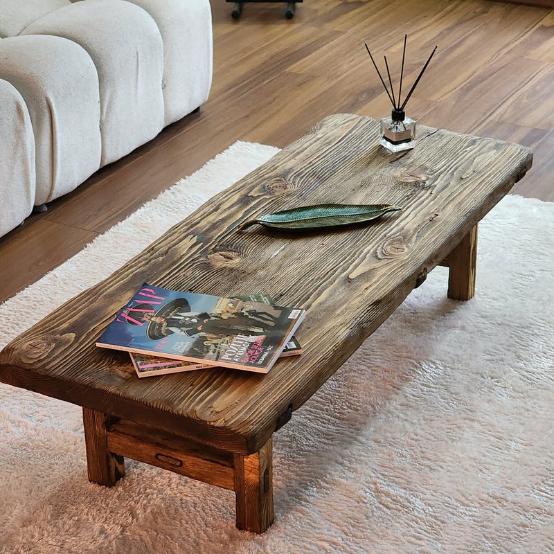 Rustic Coffee Table - Etsy