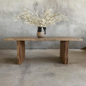 Handmade Furniture from Reclaimed Wood, Rustic Farmhouse Single Coffee Table, Perfect Living Room Centerpiece