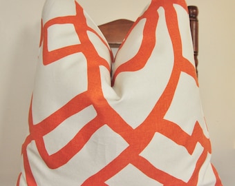Travesseiro Laranja, Travesseiro Geométrico, Capa de Almofada, Travesseiro Decorativo, Travesseiro, Travesseiro, Móveis para Casa, Decoração de Casa, Fabricado nos EUA