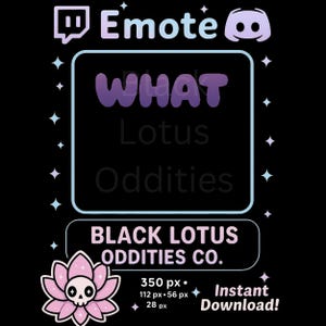 WHAT THE HELLY – Animated Text Emote | Twitch & Discord