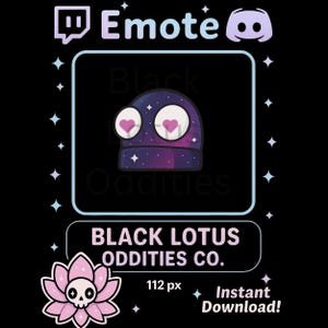 REPO Galaxy Love Animated Emote – Heart Eyes | Twitch & Discord Emote