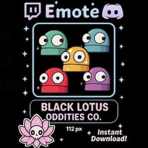 Side-Eye REPO Emote Bundle – 5 Animated Emotes | Twitch & Discord Stream Assets