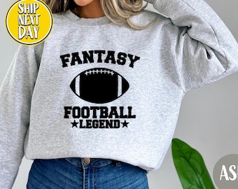 Sudadera con capucha de leyenda del fútbol fantasy, regalo de fútbol, sudadera deportiva para hombre, suéter de fútbol fantasy, sudadera deportiva, suéter divertido para hombre - BC343