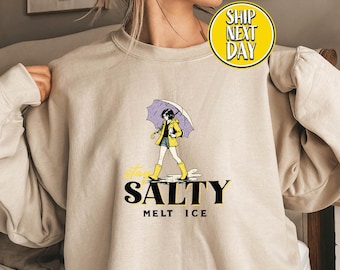 Sudadera de protesta antihielo "Stay Salty", camiseta "No Ice", "No Ice Out", pro inmigración, anti Trump - BC500