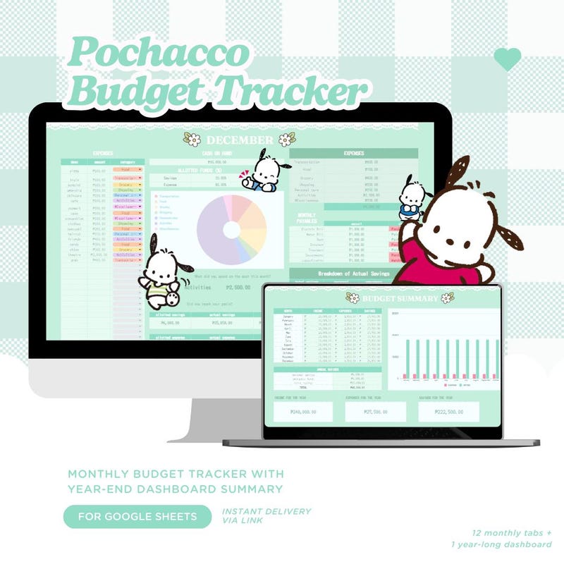 Excel Templates Cute - Etsy