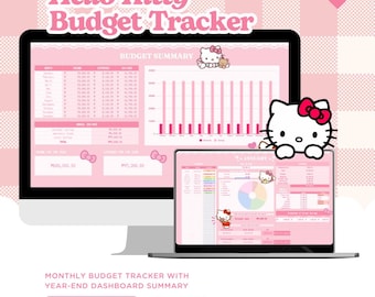 KITTY: Cute Expense & Budget Financial Tracker for Google Sheets
