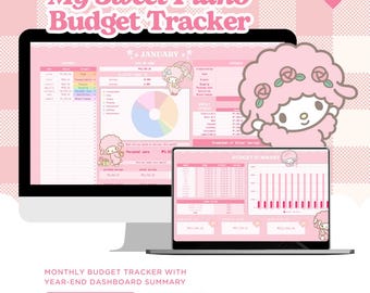 PIANO: Cute Expense & Budget Financial Tracker for Google Sheets